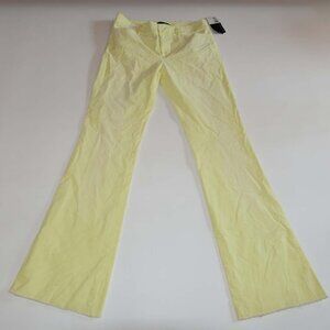 Kenneth Cole Reaction Women's Corduroy Pants Size 4 x 32 NWT Yellow Distressed